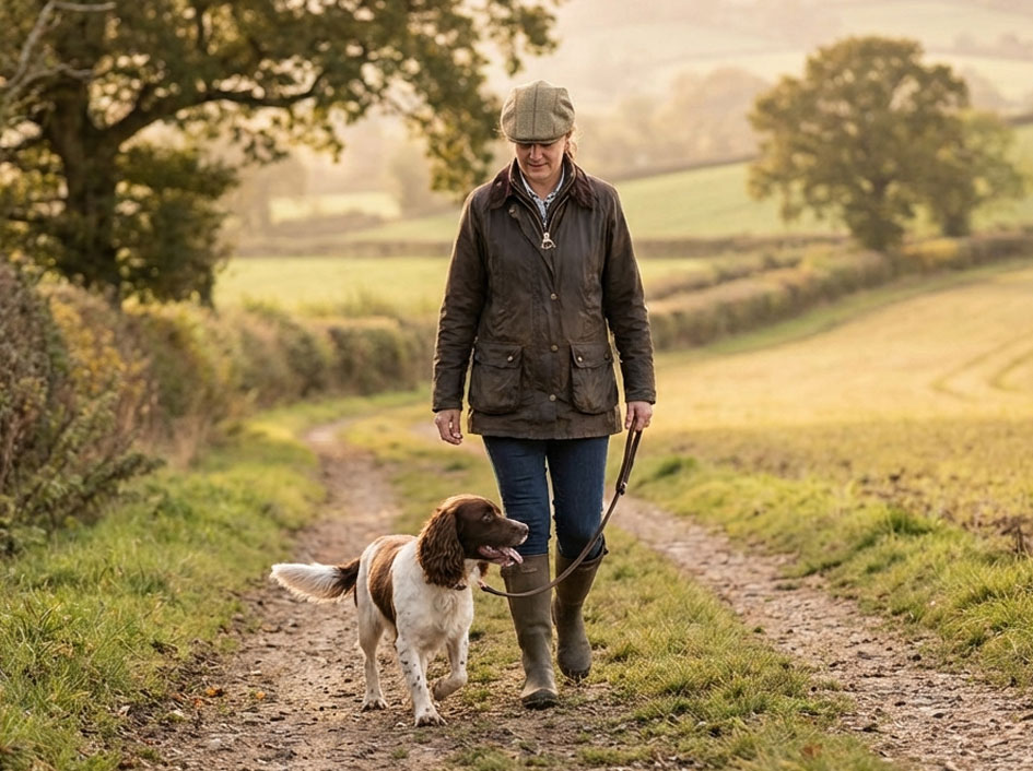 How to Stop a Working Cocker Spaniel Pulling on the Lead
